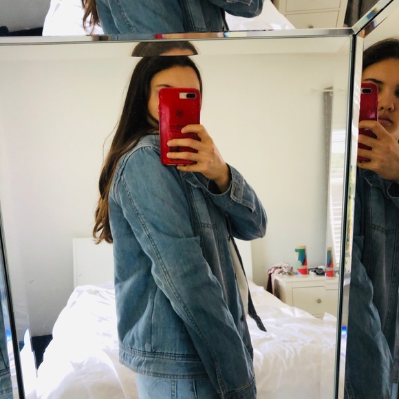 Universal Thread Denim Sherpa Jacket - Picture 2 of 4